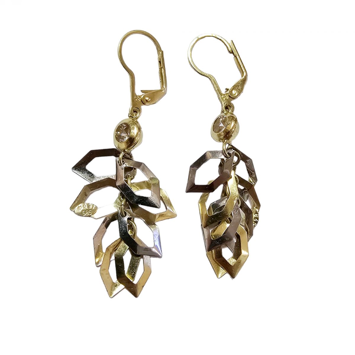 Naušnice 14-karatno zlato