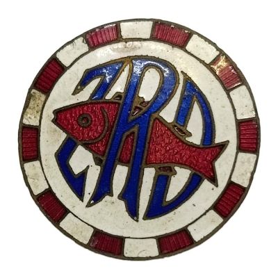 Značka-oznaka Ribičko društvo Zagreb ZRD