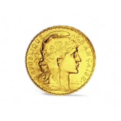 Zlatnik-20 franaka -Pijetao-Marianne