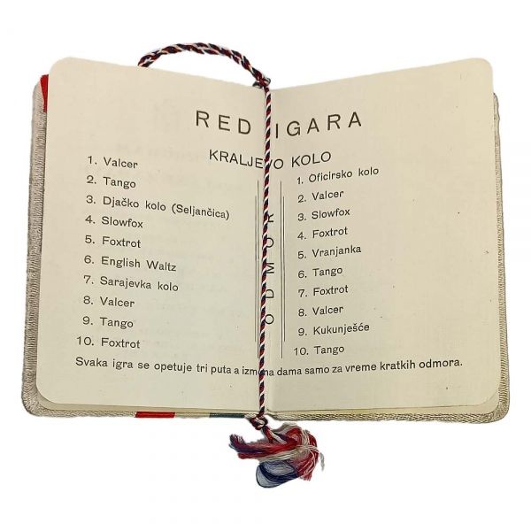 Pozivnica-Program svečane zabave Kralja Aleksandra I