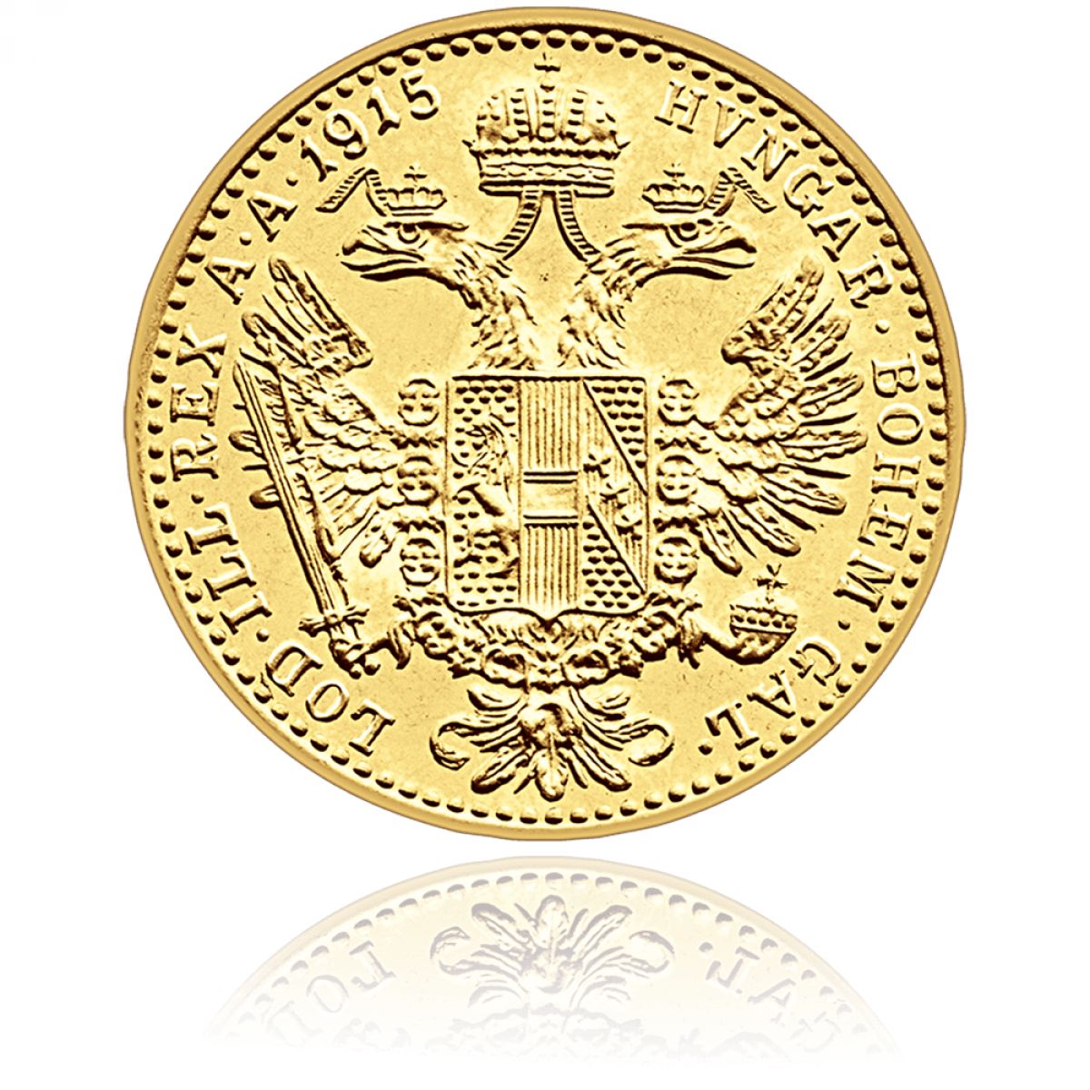 Mali Zlatni dukat , Franz Joseph. 1915.-novokov