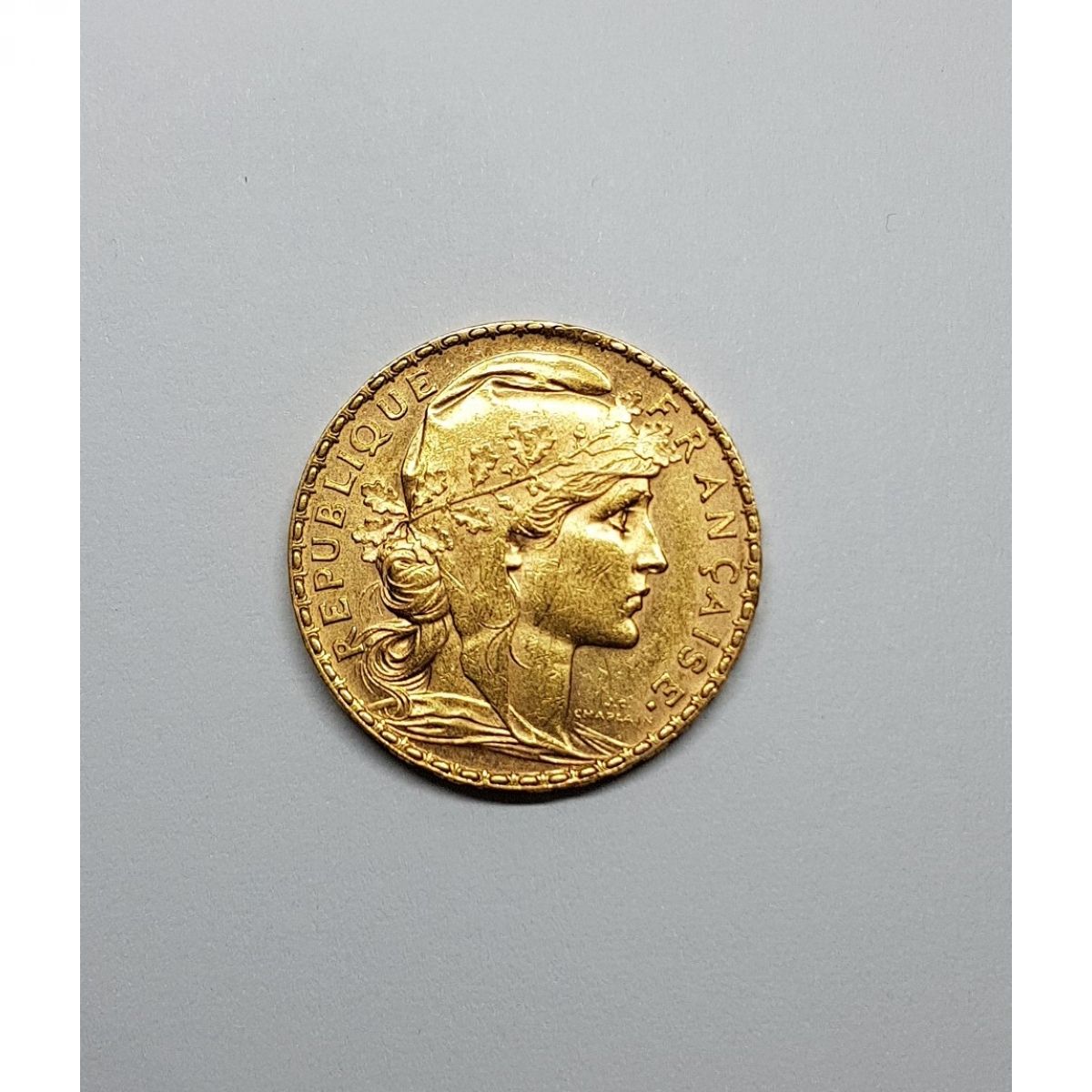 Zlatnik-20 franaka -Pijetao-Marianne