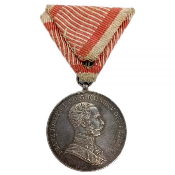 Srebrna Medalja za hrabrost-2.red ;Franz Joseph