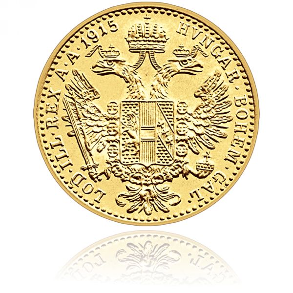 Mali Zlatni dukat , Franz Joseph. 1915.-novokov